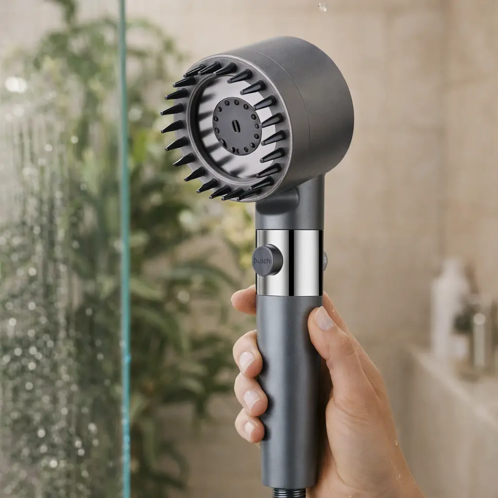 Cabezal con filtro para la ducha